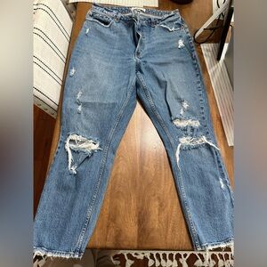 Abercrombie Curve Love Mom Jean